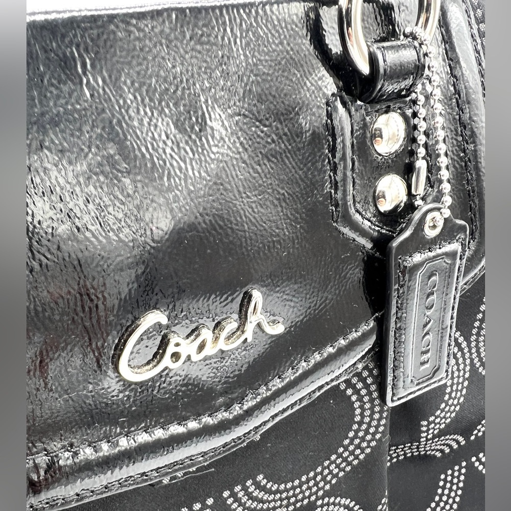 Coach Ashley Op Art Satchel - Picture 9 of 13